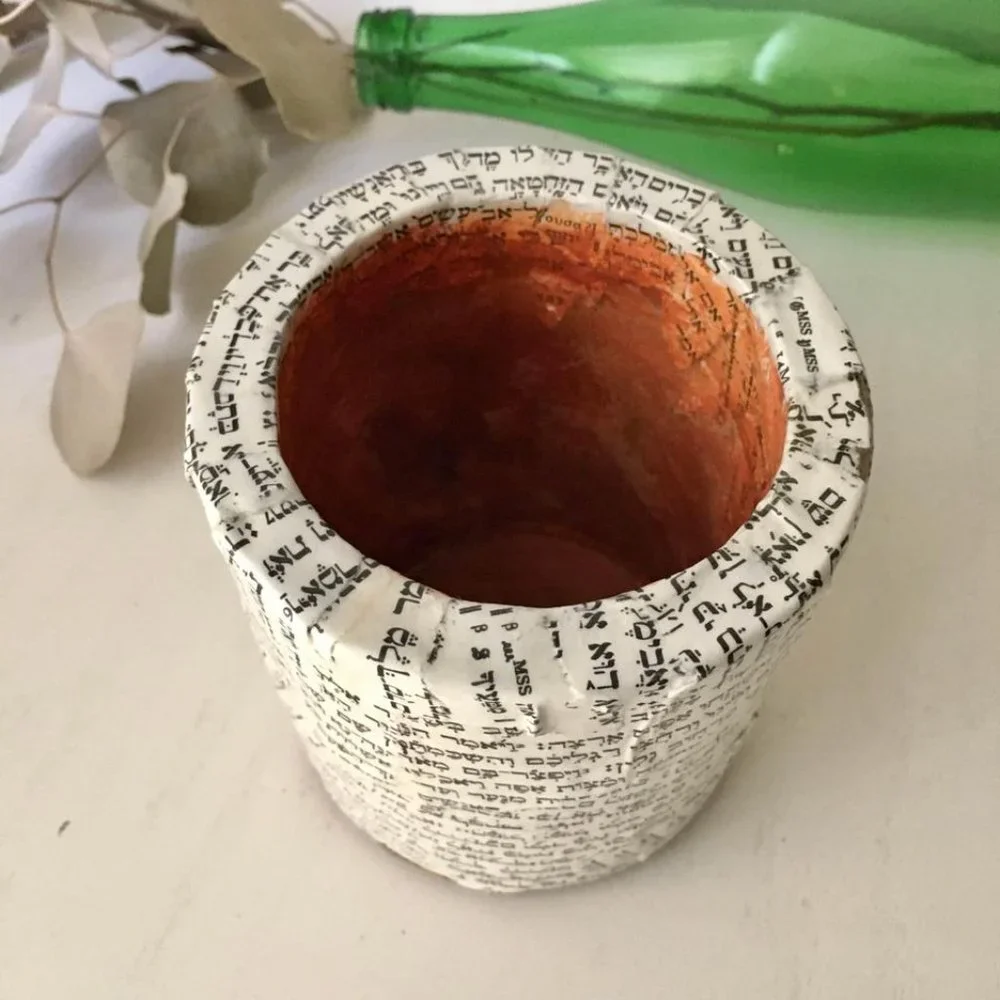 FREE Decoupage Thick Colonnade Pencil Pen Holder | Handmade from Artist Fair